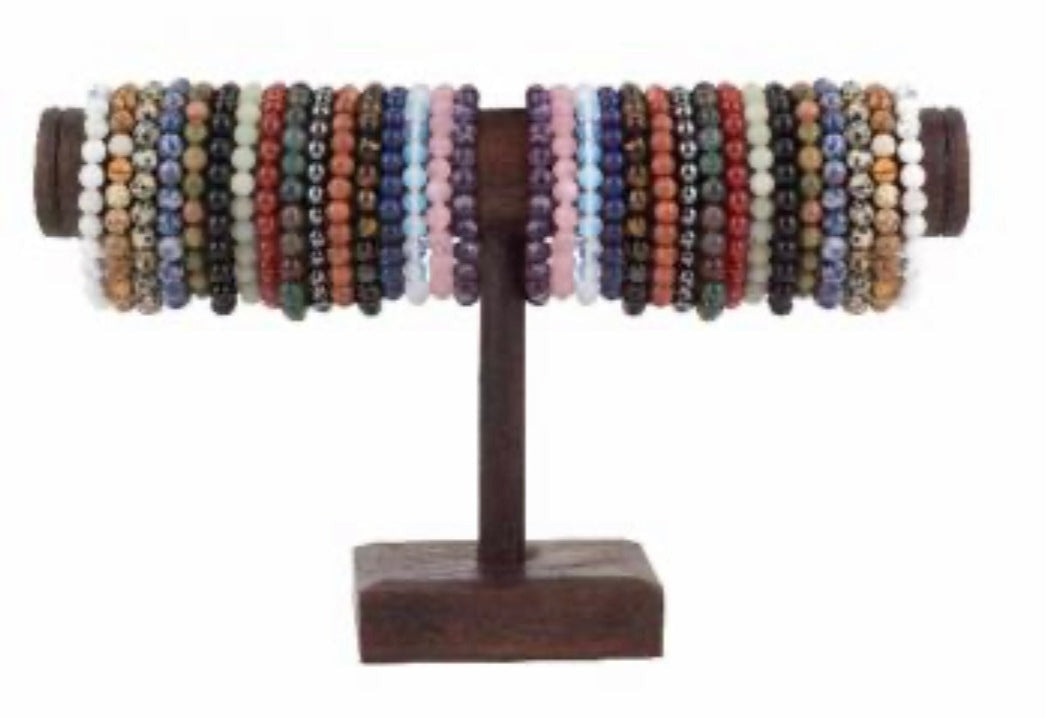 Energy Stone Bead Bracelets - 6mm