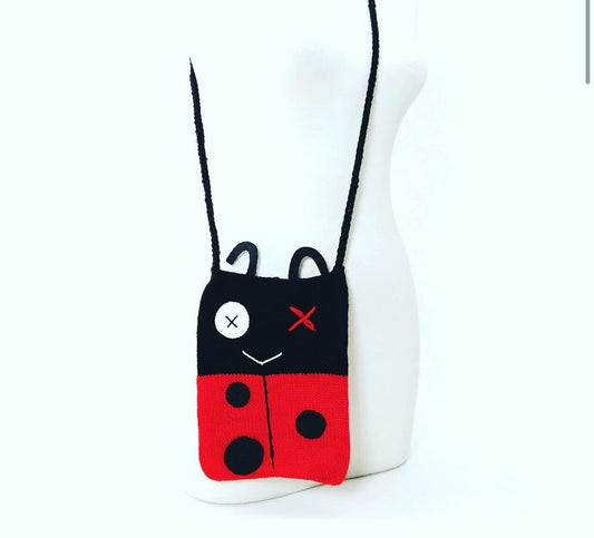 Small Lady Bug Cross Body * Purse * Bag